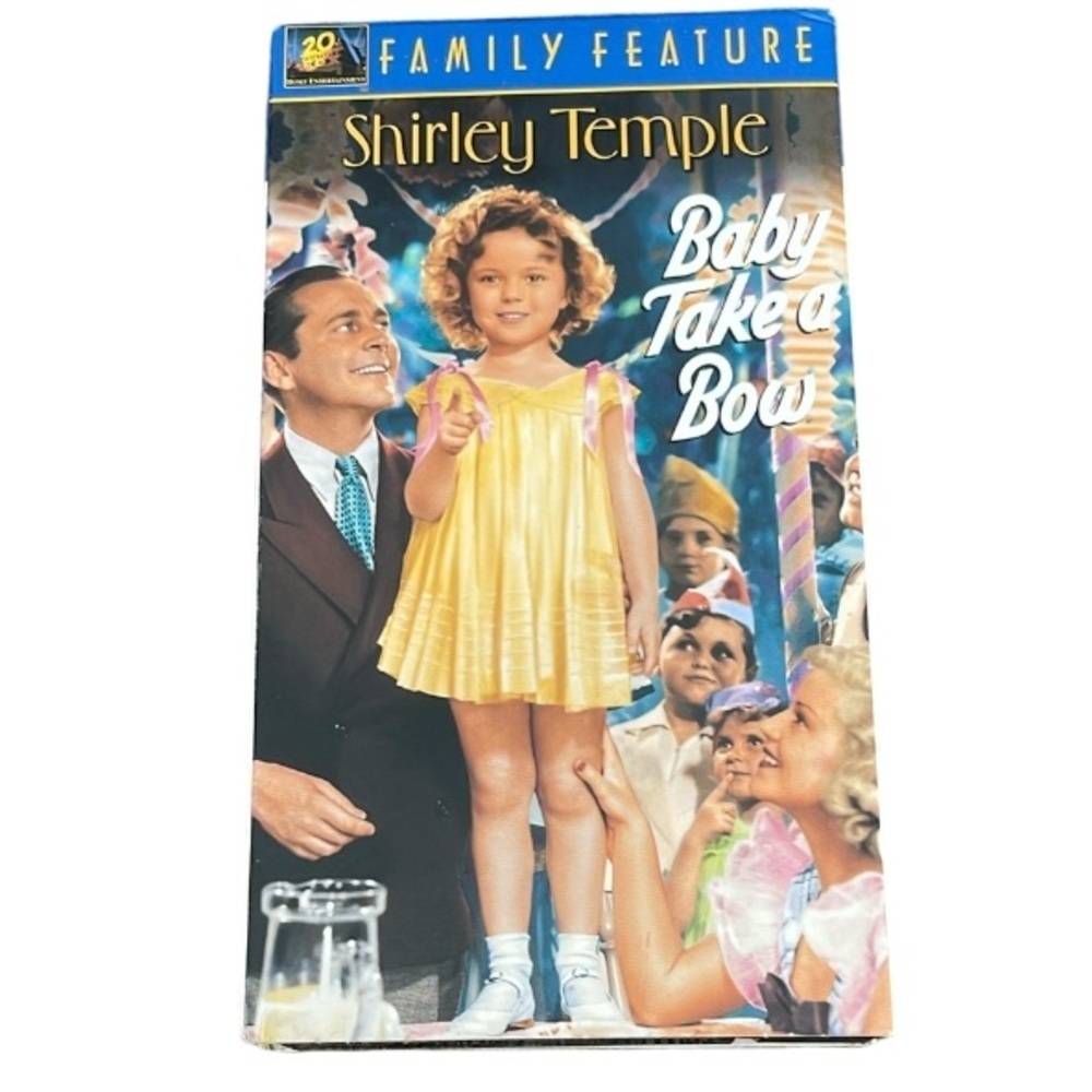 6/$25 VHS Shirley Temple Baby Take a Bow Movie 1934 Remake 20th Century Fox